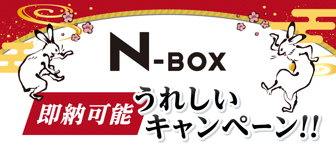 N-BOX 即納可能うれしいキャンペーン!!